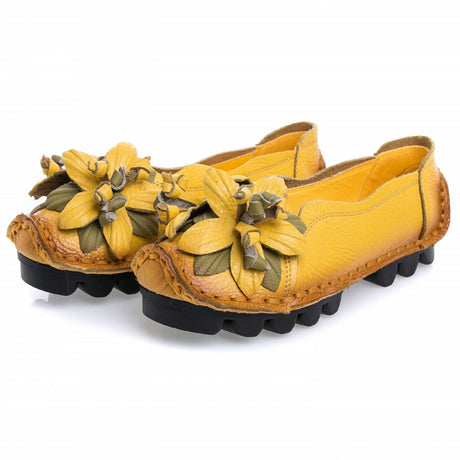 Women's Soft Sole Shallow Mouth Flat Maternity Shoes - Perfect Blend of Comfort and Style - Dazpy