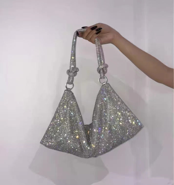 Trendy Rhinestone Bag Versatile, Casual And Simple - Dazpy