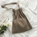 Foldable Green Shopping Bag Female Bag