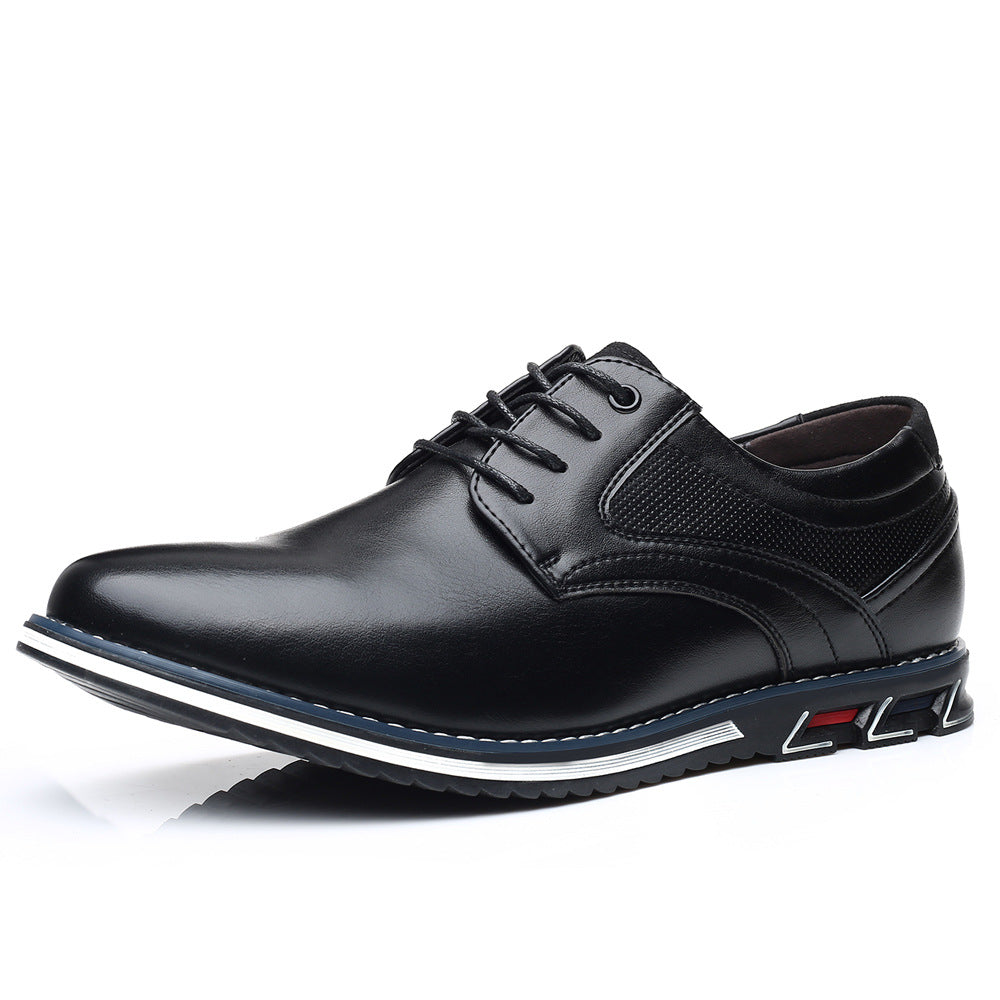 Men's Leather Soft Sole Leather Casual Shoes - Dazpy