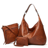 Three-piece One-shoulder Messenger Handbag - Dazpy