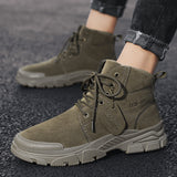 Martin Boots Men's Casual Trendy Shoes High-top British Style Trend - Dazpy