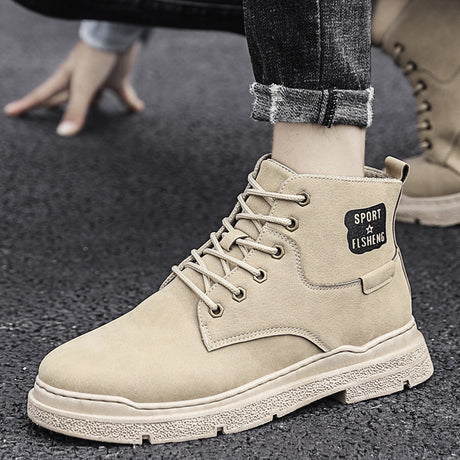 DroKorean Style Trendy High-top Men's Shoes - Dazpy