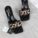 New Simple Stiletto Slippers Women