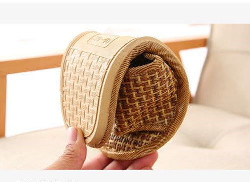 Rattan Mat Rattan Woven Rattan Straw Woven Slippers - Dazpy