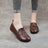 Women's Retro Leather Soft Sole Shoes