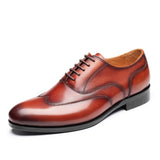 Cowhide Men's Shoes Formal Wear Business Men - Dazpy