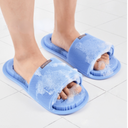 All-round Bristle Silicone Foot Wash Slippers To Clean The Soles Of The Feet