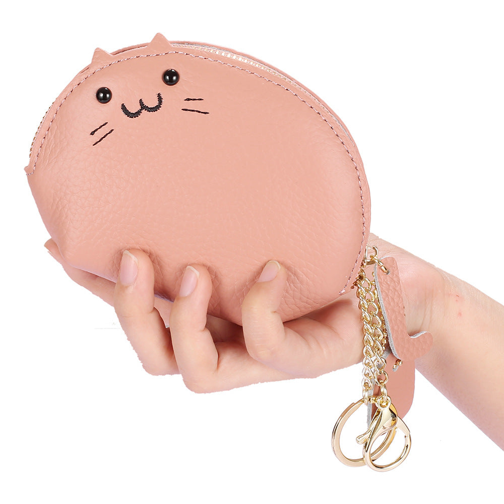 Creative Leather Small Change Female Key Case - Dazpy