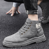 DroKorean Style Trendy High-top Men's Shoes - Dazpy