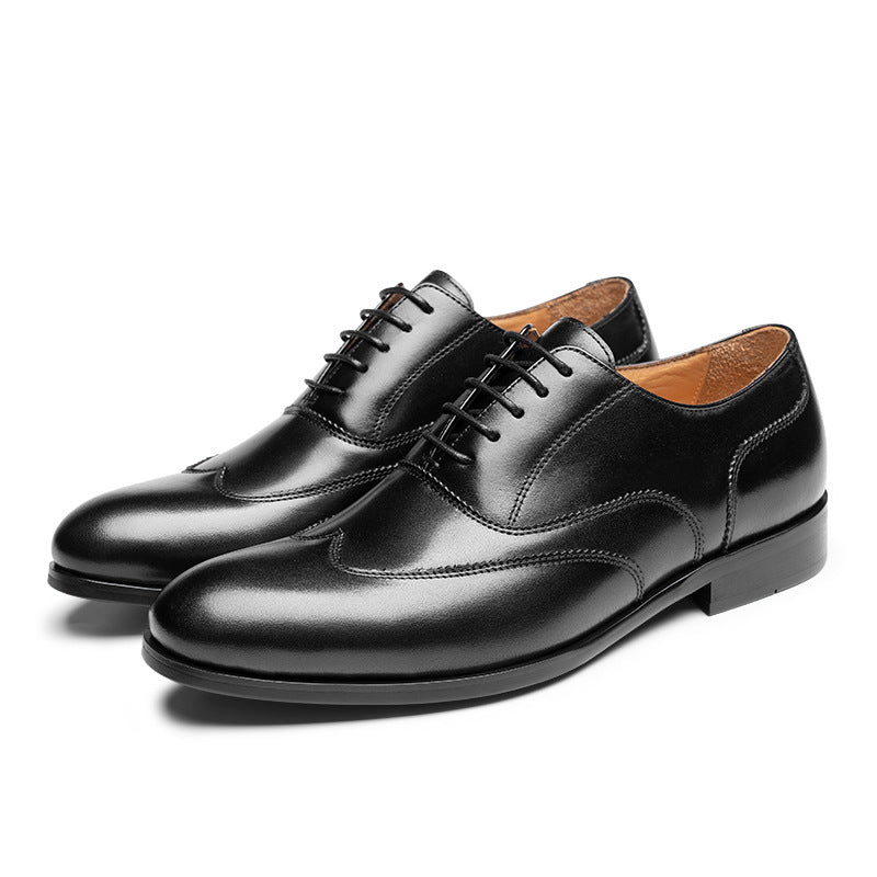 Cowhide Men's Shoes Formal Wear Business Men - Dazpy