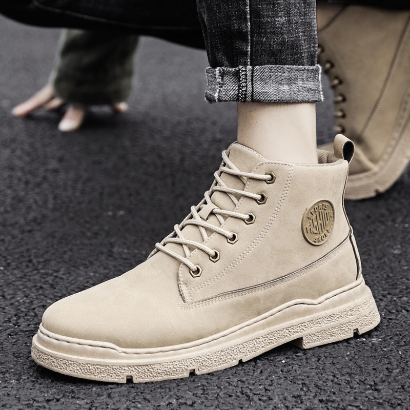 DroKorean Style Trendy High-top Men's Shoes - Dazpy