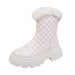 Suitable For Short Round Toe Fashion Boots Retro Casual Trend - Dazpy