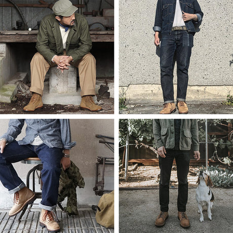 High-top British Desert Boots Mid-top Martin Boots - Dazpy