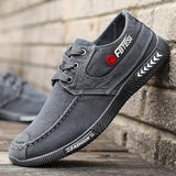 Cloth Shoes Men's Casual Shoes Canvas Washed Denim Men's Shoes - Dazpy