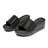 Genuine Leather Summer First Layer Leather Flat Fish Mouth Slippers