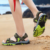 Leather Sandals, Men's Beach Shoes, Extra-large Sandals, Versatile Men's Shoes - Dazpy