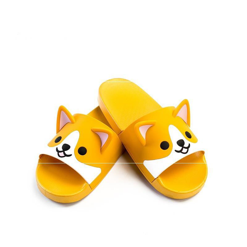 Cat Ear Slippers Non-slip Indoor Ins Household Sandals Cat Cute Shower Slippers - Dazpy