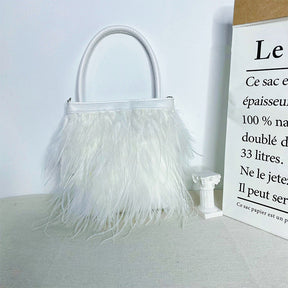 Women's Fashion Pearl Chain Messenger Bag