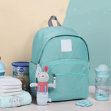 Waterproof Multifunctional Bright Color Double Shoulder Mother And Baby Bag - Dazpy