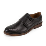 Men's British Bullock Casual Buckle Leather Shoes - Dazpy