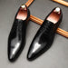 Men's Lace-up Formal Shoes Black Work - Dazpy