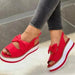 Casual Wedge Women's Single Shoes Platform Bow Cool - Dazpy