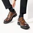 Business Casual Formal Wear Wear-resistant Leather Shoes - Dazpy