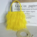 Women's Fashion Pearl Chain Messenger Bag