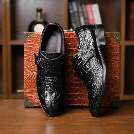 Belt Buckle Business Leather Shoes Casual - Dazpy