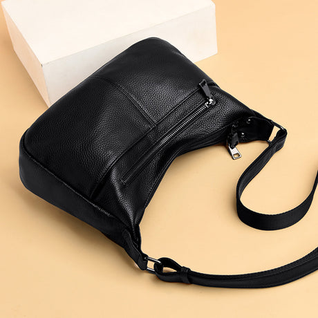 Ladies Shoulder Bag Head Layer Calfskin - Dazpy