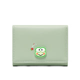 Women's Niche Design Tri-fold Thin Cute Coin Purse - Dazpy