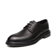 Men's Low Top Brown Pointed Toe Formal Leather Shoes - Dazpy