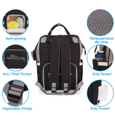 Waterproof Large-capacity Multi-function Shoulder Bag - Dazpy