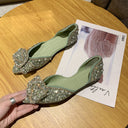 Women's Pearl Rhinestone Shallow Pointed Toe Shoes