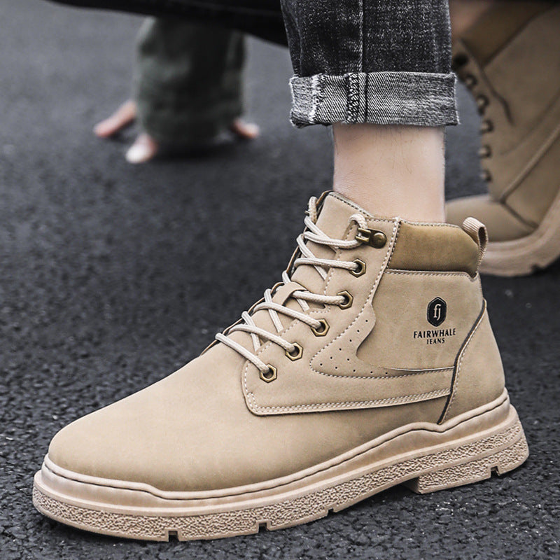 DroKorean Style Trendy High-top Men's Shoes - Dazpy