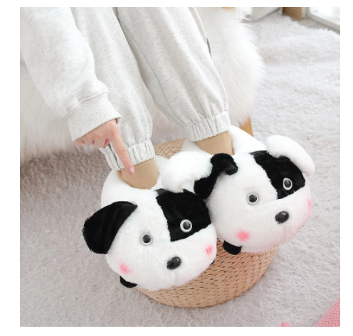 Winter Warm Student Dormitory Plush Cotton Slippers - Dazpy