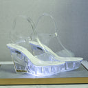 Pole Dance Crystal Bottom Women's Large Size Shoes