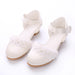 Foreign Trade Export Flower Small High-heeled Children's Shoes - Dazpy