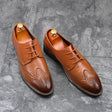 Men's Plus Size Formal Business Casual Leather Shoes - Dazpy