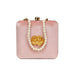 Fashion Red Velvet Pearl Chain Thin Chain Female Bag - Dazpy