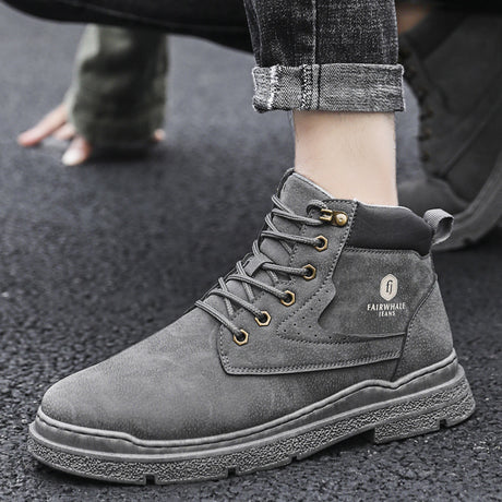 DroKorean Style Trendy High-top Men's Shoes - Dazpy