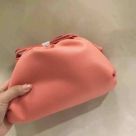 Fashion One-shoulder Messenger Hand-made Dumpling Bag Female - Dazpy