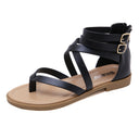 Fashion Zip Roman Flip-Flat Sandals