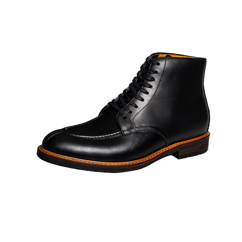 Men's Leather Shoes New First Layer Cowhide Business Suits Men's Leather Shoes - Dazpy