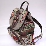 Backpack Accessories, Zipper Pocket, Retro Cloud Art Flowers, Other Fashion Handbags - Dazpy