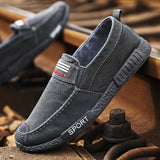 Cloth Shoes Men's Casual Shoes Canvas Washed Denim Men's Shoes - Dazpy