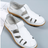 Handmade Vintage Leather Sandals Comfortable Soft Sole Mom Shoes