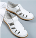 Handmade Vintage Leather Sandals Comfortable Soft Sole Mom Shoes - Dazpy