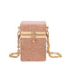 Fashion Chain Hand-held Women's Messenger Box Bag - Dazpy